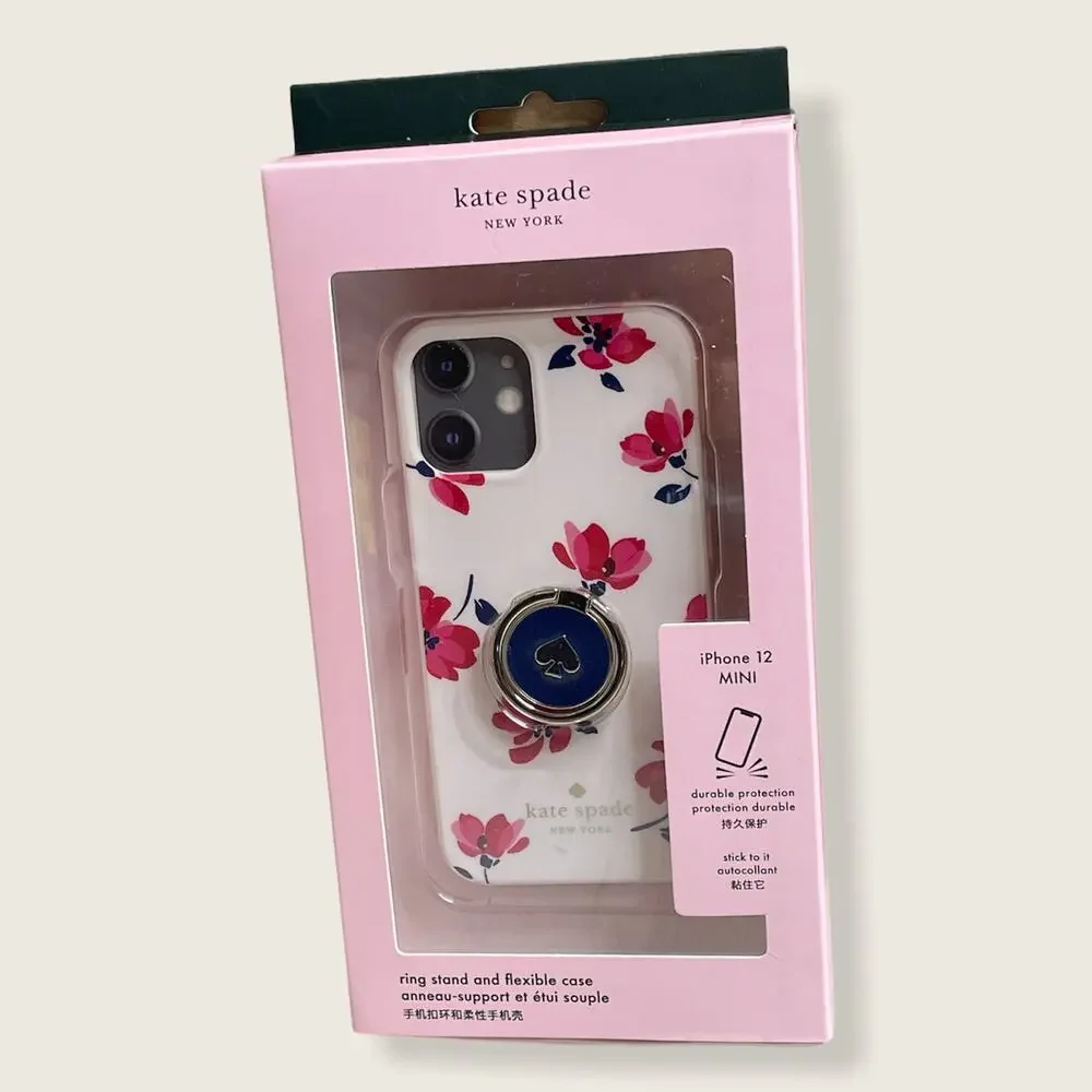 Kate Spade Iphone 12 MINI ring stand phone case